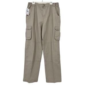 NEW Cabelas Men's Trailhiker II Pants 40x36 Khaki Tan Cargo Outdoor Hiking NWT